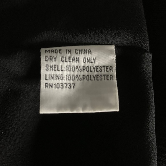 Talbots Black Sheath Dress SZ 6 - Picture 7 of 7